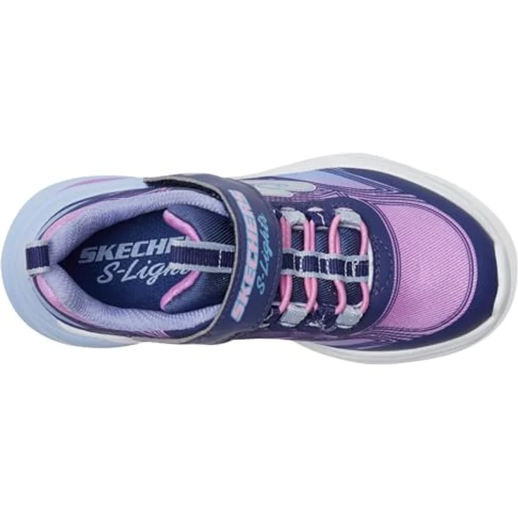 Skechers Cosmic Glow, Mädchen Laufschuhe mit funkelndem Mesh-Obermaterial, blau, mehrfarbig, Größe 30 – Bild 2