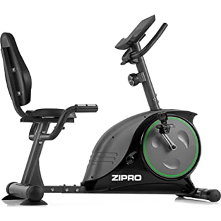 Zipro Heimtrainer Fahrrad Easy, Ergometer Fitnessbikes, Magnetisches Fahrradtrainer, Ergometer Fahrrad bis 150kg, Indoor Bike, Trainingsfahrrad für zuhause, Fahrradergometer Batteriebetrieben