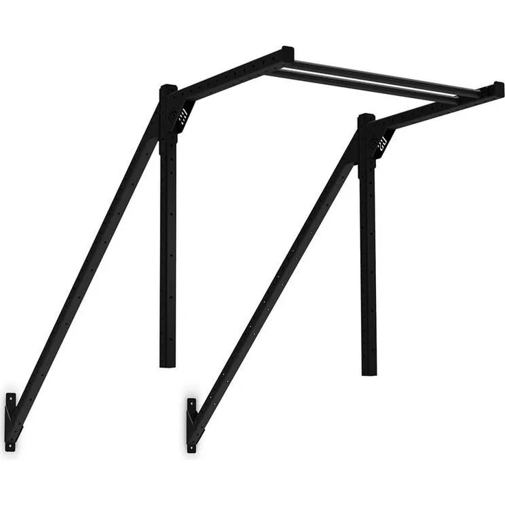 CAPITAL SPORTS Ringtop 150 Power Rack-Anbauteil, Metall-Konstruktion für Wandmontage, geeignet für Kletterübungen und Gymnastik-Ringe, schwarz