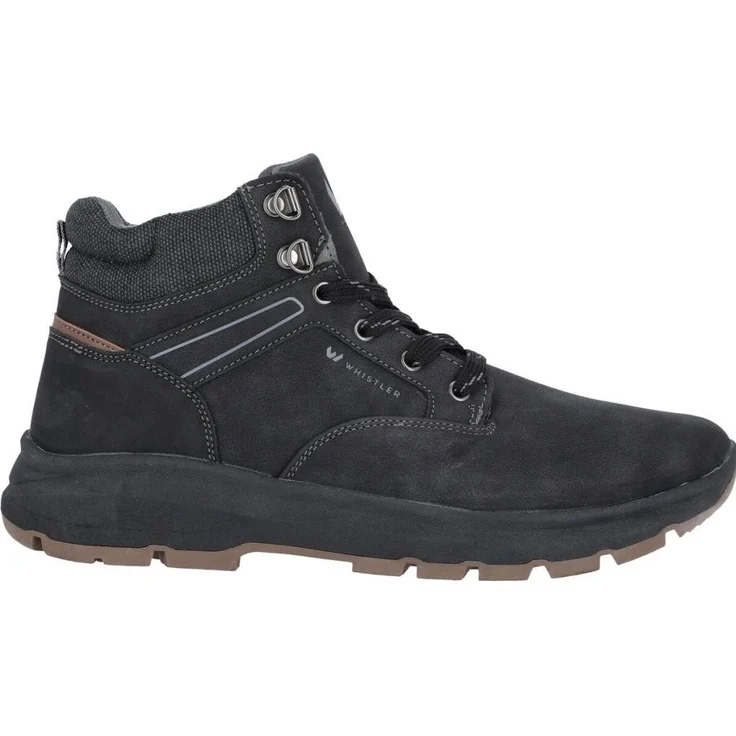 Whistler Aoshilo, Herren Wanderschuhe, Schwarz, wasserdicht, atmungsaktiv, mit Gummisohle und EVA-Zwischensohle