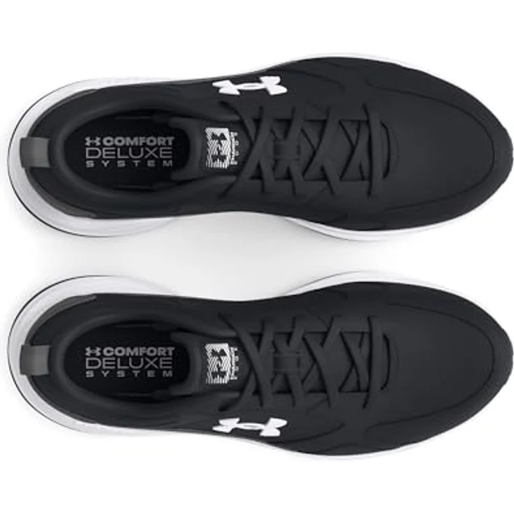 Under Armour Charged Edge Fitnessschuhe Herren, atmungsaktive Laufschuhe mit UA Charged Dämpfung, Schwarz/Grau/Schwarz, Schuhgröße 47.5 EU – Bild 2