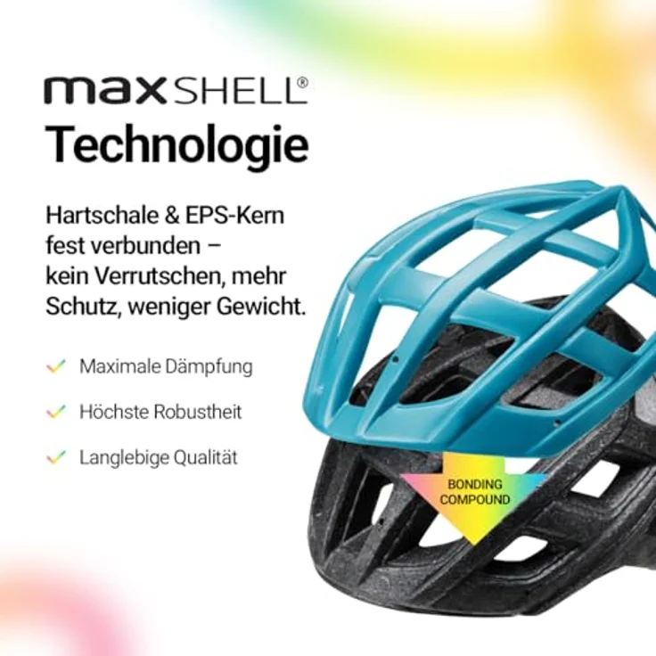 KED Helmsysteme Kinderhelm Meggy II Trend M Bright Aqua - QUICKSAFE Größenanpassung, LED-Rücklicht, Made in Germany – Bild 7