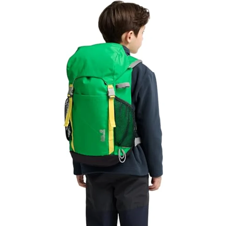 Jack Wolfskin Kids Explorer, Trekkingrucksack 47 cm, mystic green, 100% Polyester, 28 cm x 24 cm – Bild 4