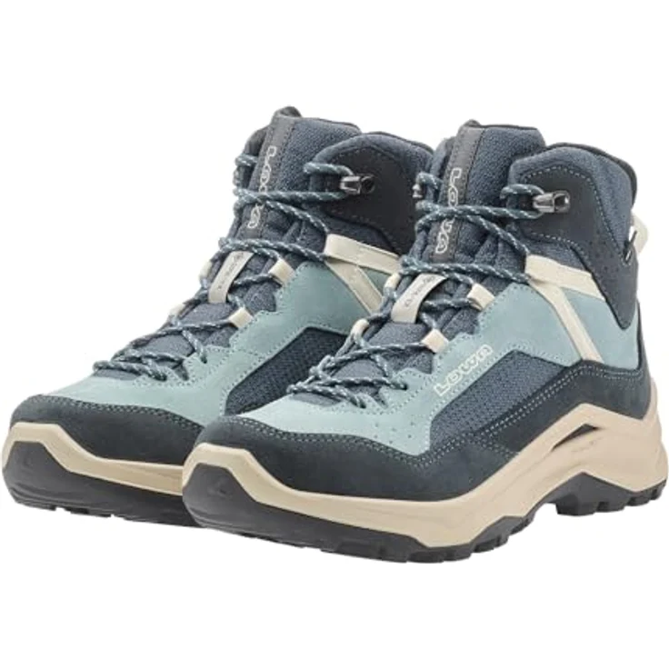 Lowa Ventierra QC GTX, wasserdichter Wanderschuh aus Veloursleder/Textil, rauchblau/blau, DYNAPU®-Zwischensohle, GORE-TEX® Futter – Bild 5