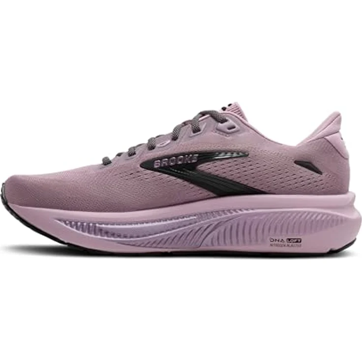 Brooks Ghost 18, Damen Laufschuhe für Normalpronierer, atmungsaktives Mesh-Obermaterial, elderberry/black, Größe 9.5 – Bild 5