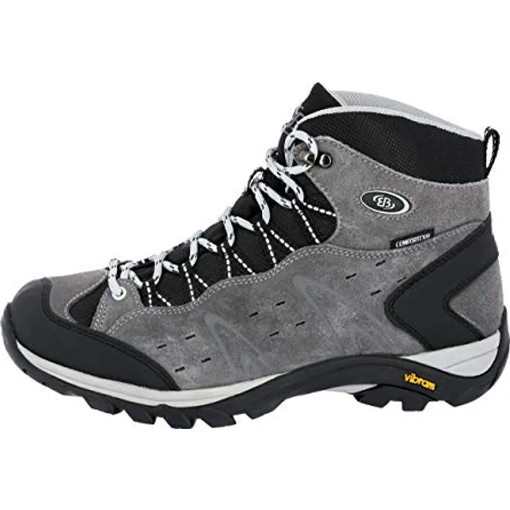 BRÜTTING Trekkingstiefel Mount Bona High, Veloursleder, komfortable Textil-Innenausstattung, regulierbare Schnürung, Gummisohle