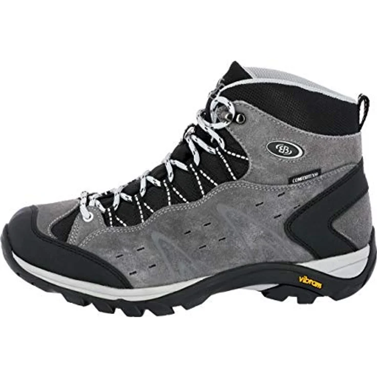 Brütting Mount Bona High, Herren-Wanderschuhe aus Veloursleder mit regulierbarer Schnürung, grau, Größe 43 – Bild 1