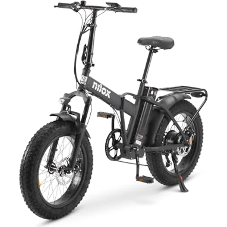 Nilox X8 Pro, E-Bike mit 20-Zoll-Rädern, 13 Ah Batterie, 70 km Reichweite, Tretunterstützung bis 25 km/h, LCD-Display – Bild 3