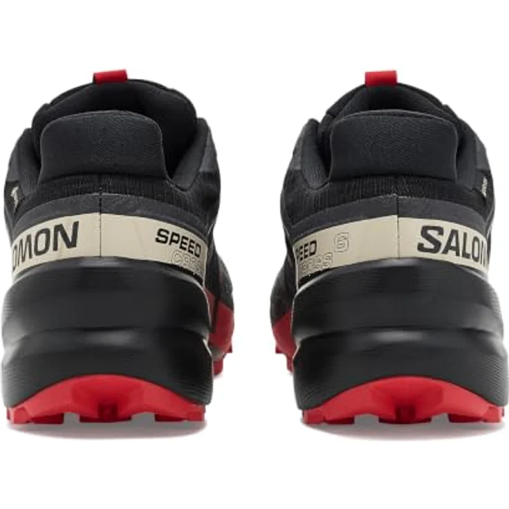 Salomon Speedcross 6 GTX, Laufschuh mit robustem Mesh-Obermaterial, Schnellschnürung und Contagrip Aussensohle, schwarz – Bild 7