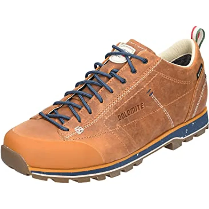 Dolomite Cinquantaquattro Shoe M 54 Low FG Evo GTX, Gelber Outdoorschuh mit Gore-Tex Membran und Vibram Außensohle