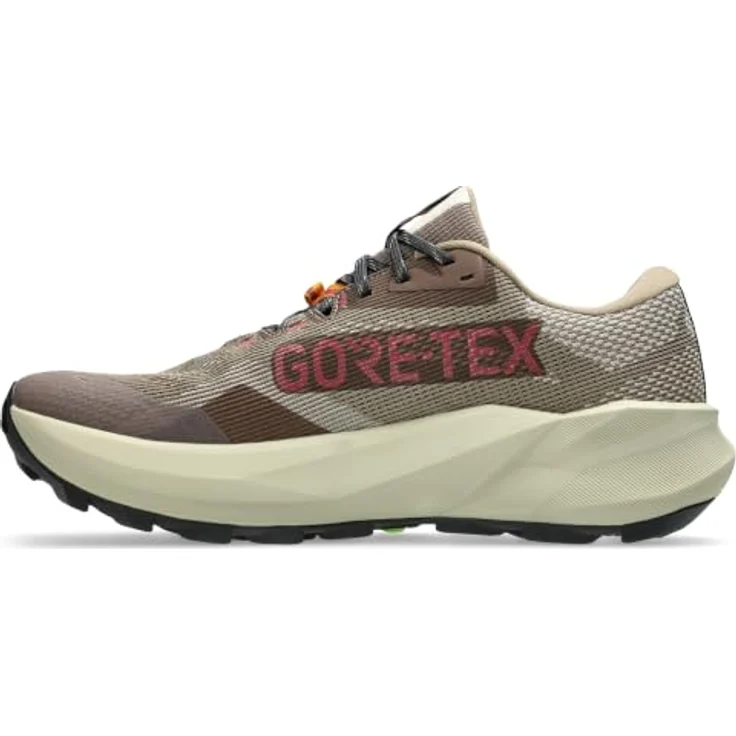 Asics Trabuco 14 GTX, Laufschuhe mit wasserdichtem GORE-TEX, verbesserter Traktion und FF BLAST MAX Dämpfung, Taupe/Grau – Bild 7