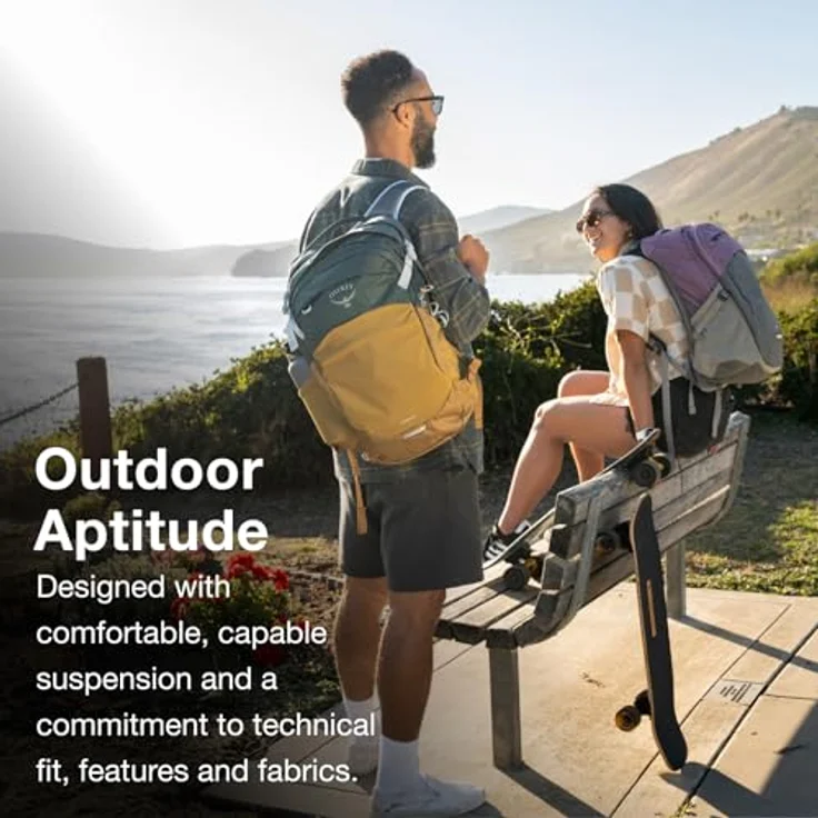 Osprey Nebula Rucksack für Lifestyle, unisex Black O/S mit gepolstertem Laptopfach und Wasserbeständigkeit – Bild 5
