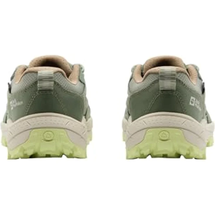 Jack Wolfskin Vojo Tour Texapore Low W, Damen Wanderschuhe mit wasserdichtem Wetterschutz, Grün – Bild 5