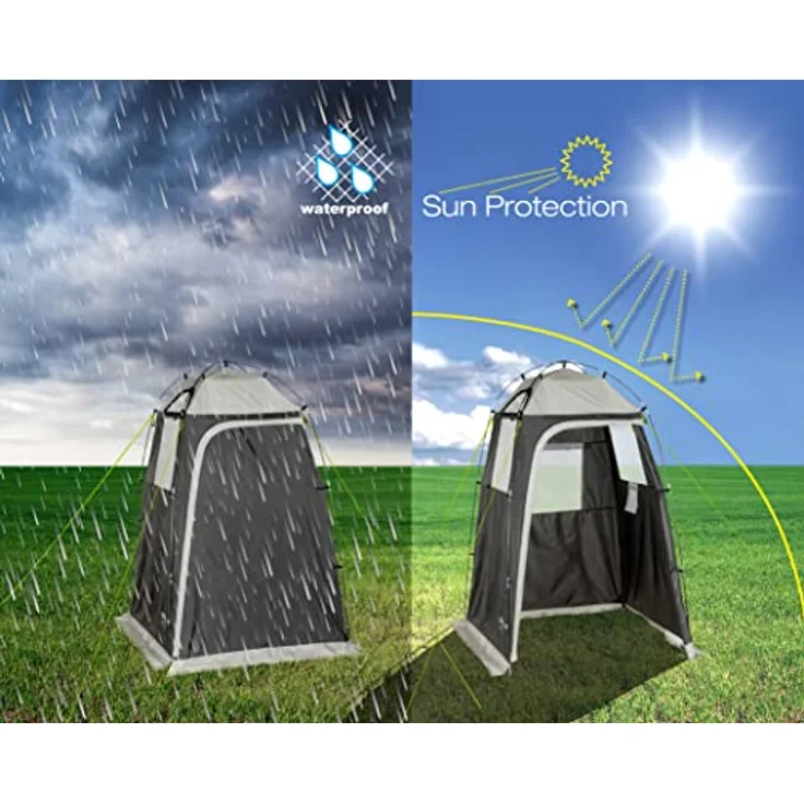 Brunner Kabinenzelt, Kuppelzelt für 1 Person mit einfachem Aufbau, 100% Polyester, kompaktes Packmaß, 2.65 kg – Bild 10