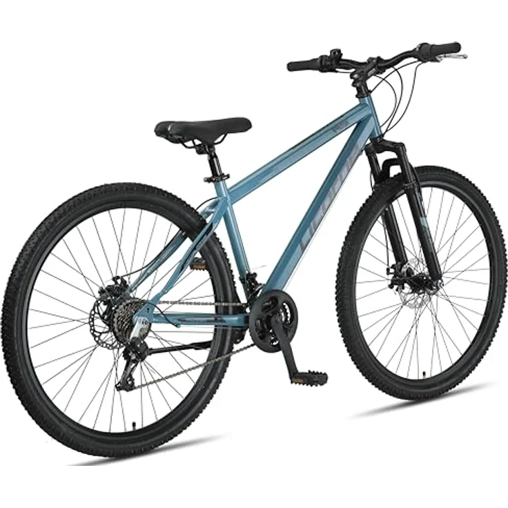Licorne Bike Thunder Premium Mountainbike, 29 Zoll, Aquamarine, Discbremse, hochwertige Kettenschaltung, 85 % vormontiert, für Jungen und Mädchen, Damen und Herren – Bild 3
