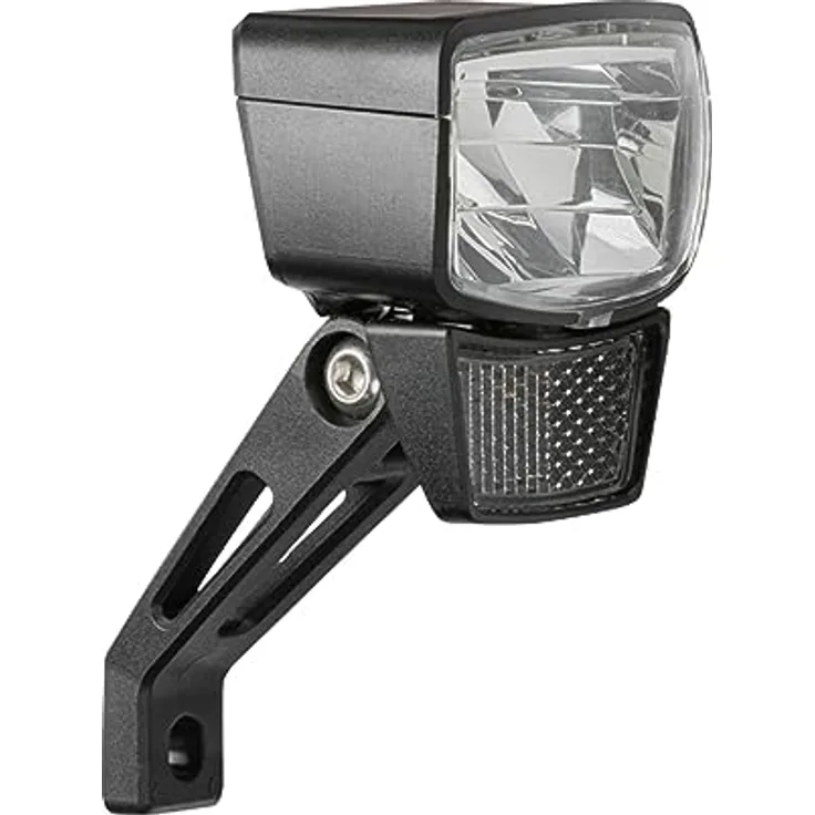 AXA Nxt 60 Steady Switch, Dynamo-LED-Scheinwerfer schwarz mit 60 Lux und Standlicht