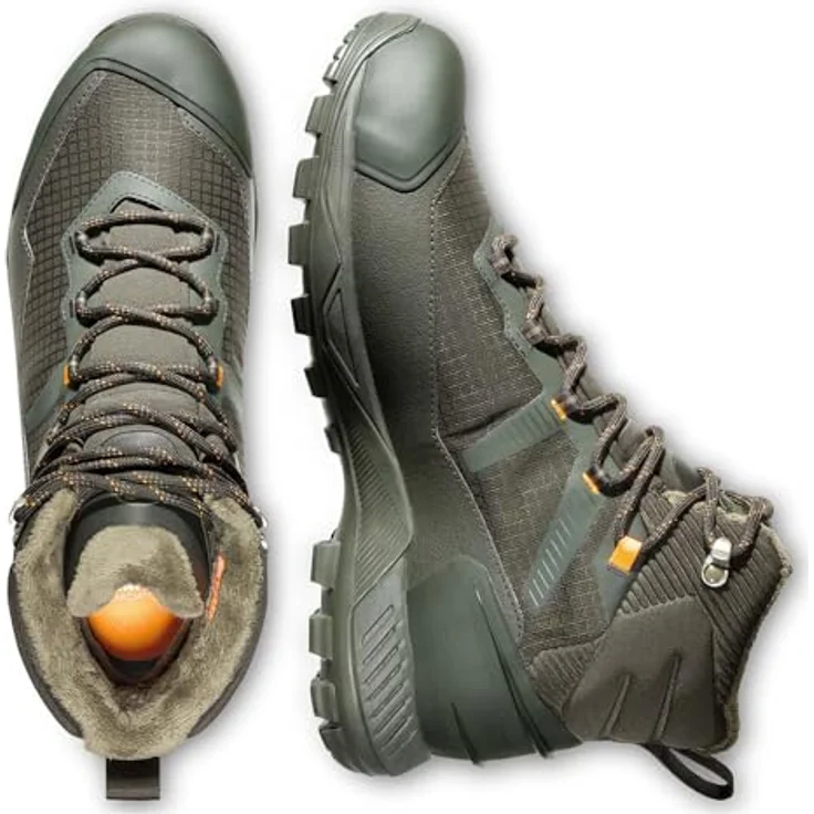MAMMUT Blackfin III Mid DT, Wanderschuhe mit Vibram-Sohle, wasserdicht und isoliert, dunkelgrün – Bild 6