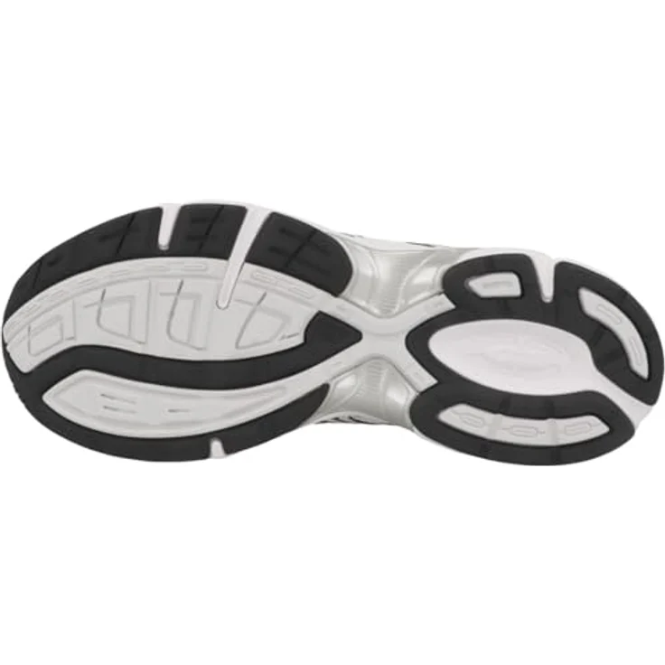 Asics Gel-1130 Laufschuhe für Herren, white/black, Größe 46, mit strapazierfähigem Obermaterial und Gummisohle für optimalen Halt – Bild 5