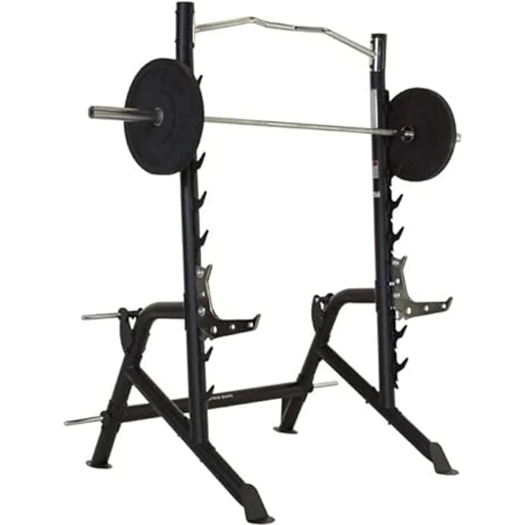 Inspire Squat Rack mit Klimmzugstange und verstellbaren Sicherungen - Schwarzes Kraftsportgerät mit 270 kg Maximallast – Bild 1