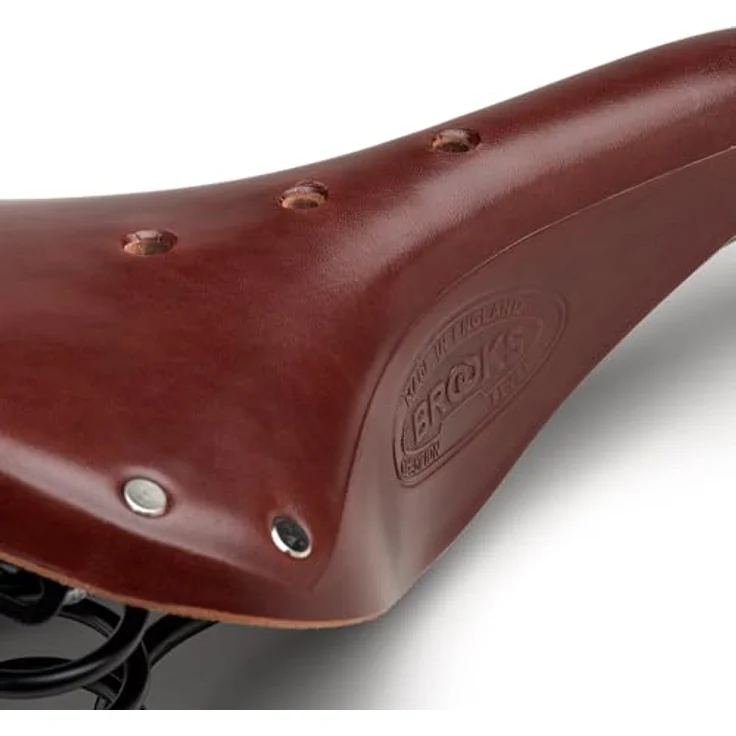 Brooks England Flyer, Ledersattel mit Druckfedern und vorgeweichter Satteldecke, schwarz – Bild 4