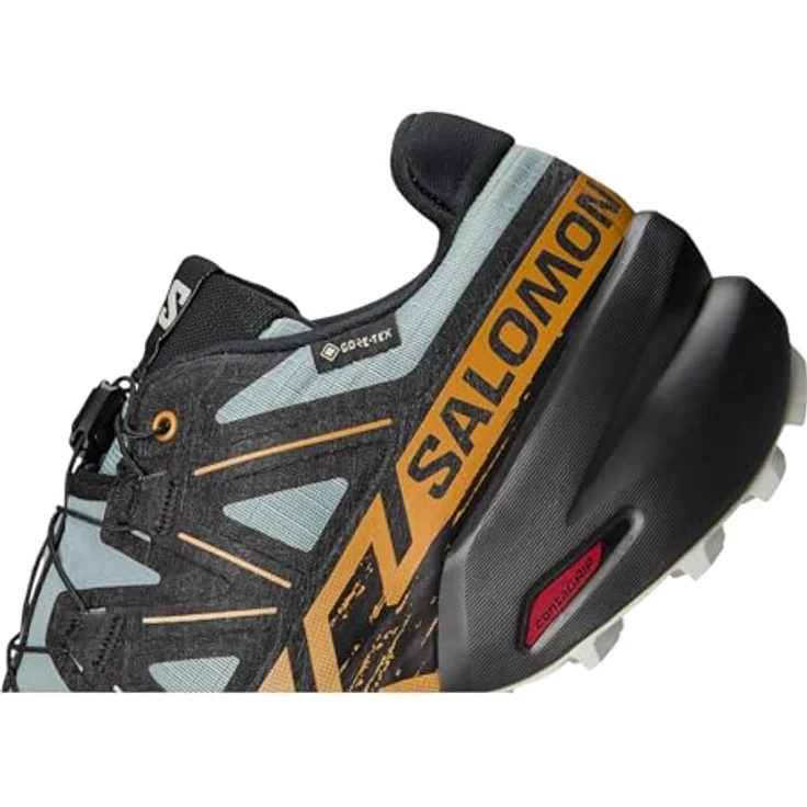 Salomon Errores de Foto L47880000, Wanderschuhe mit robustem Mesh-Obermaterial, Schnellschnürung, Trooper/Black/Wood Thrush, Größe 46 2/3 – Bild 6