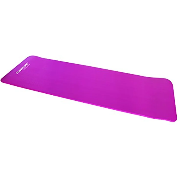 Tunturi Gymnastikmatte, Fitnessmatte extra dick, rutschfest, Yogamatte, 1,5 cm, Pink – Bild 1