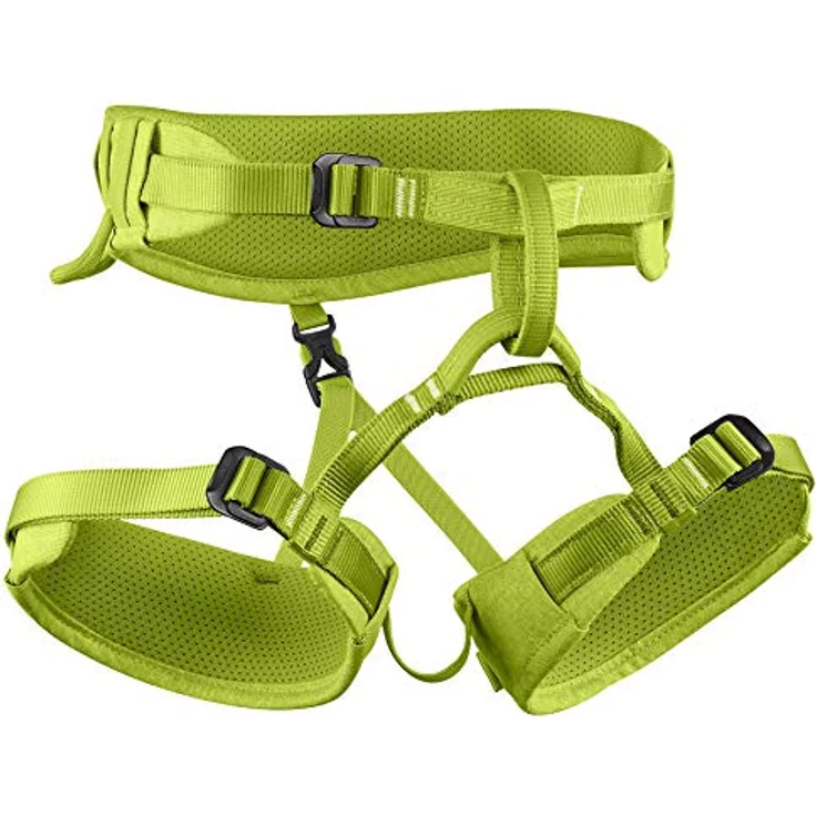 EDELRID Finn III Klettergurt Größe XS mit 3D-Netzpolsterung und textilem Abriebschutz, Grün – Bild 1
