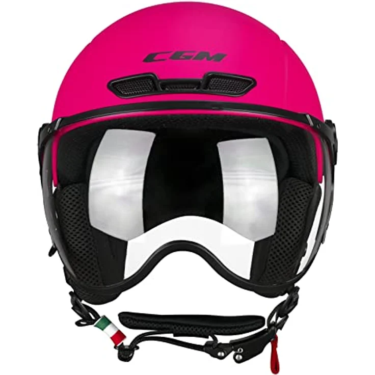 CGM Ebi Mono, Velohelm (57 - 58 cm) mit integrierter Belüftung, verstellbarem Riemen und reflektierenden Elementen für optimale Sicherheit – Bild 2