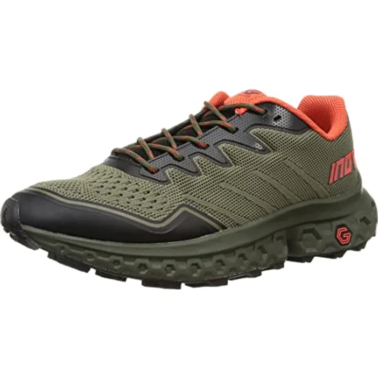 inov-8 RocFly G 350, Herren Wanderschuhe mit G-FLY-Dämpfung, G-GRIP-Sohle und atmungsaktivem Obermaterial, 42.5, Grün
