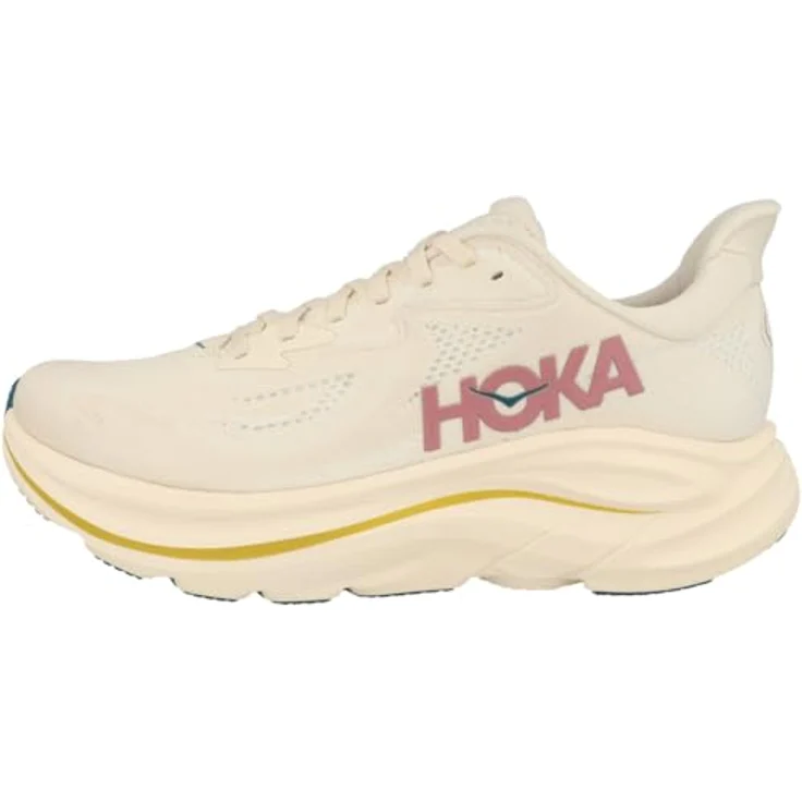 Hoka One One W Clifton 10, Laufschuh mit optimaler Dämpfung, Birch/Alabaster, Größe 38 2/3 – Bild 1