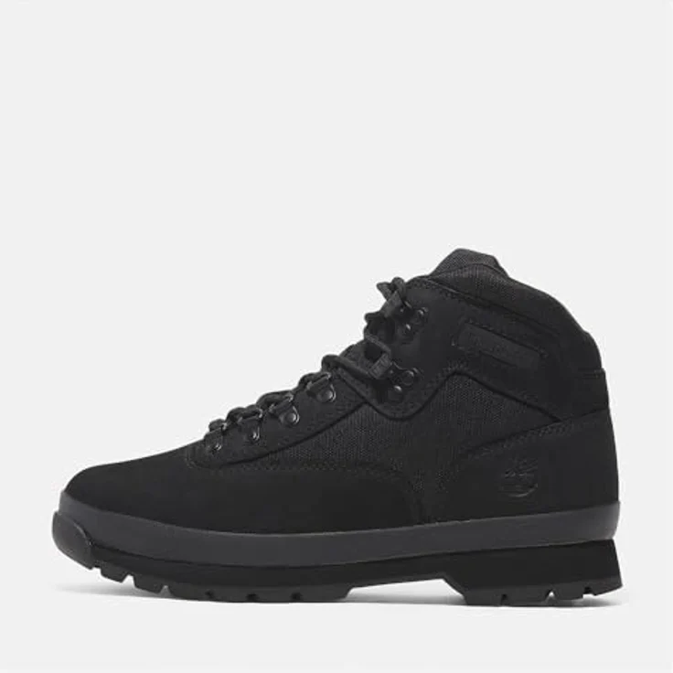 Timberland EURO HIKER MID LACE UP BOOT, Herren Wanderschuh aus Leder und Textil, atmungsaktiv, profiliert, hoher Schaft – Bild 8