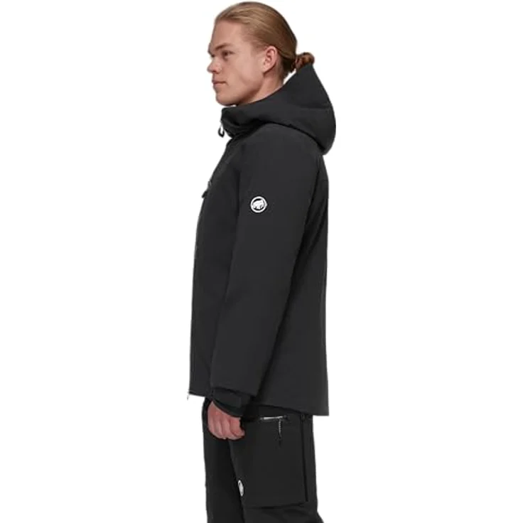 Mammut Stoney HS Thermo Hooded Jacket Men, wasserdichte Skijacke mit synthetischer Isolierung, schwarz, Größe M – Bild 3