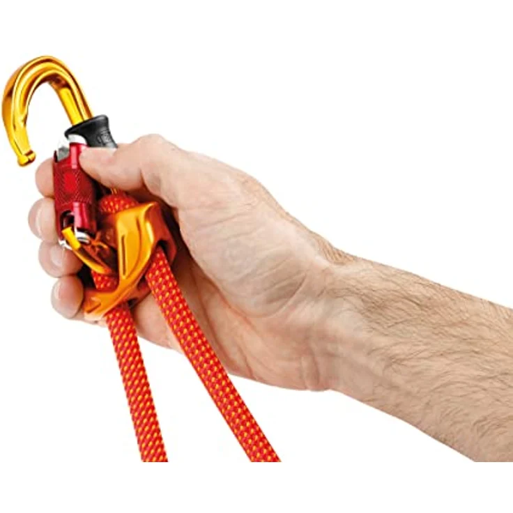 PETZL M39A TL SM'D, Ultraleichter asymmetrischer Karabiner mit Triact-Lock, Gelb – Bild 3