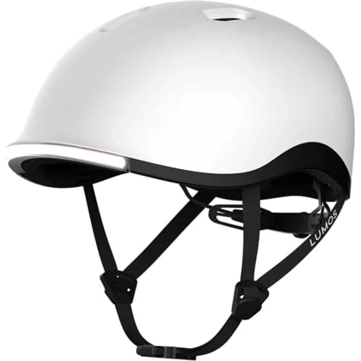 Lumen Labs Nyxel 2026M, Unisex Fahrradhelm mit vorderen und hinteren Blinkern, RGB-Farben, 55-59 cm, weiß – Bild 4