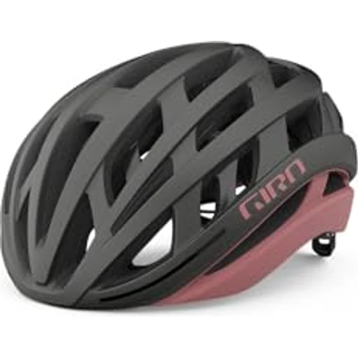 Giro Helios Spherical Helm, Fahrradhelm mit Spherical Technologie und 15 Wind Tunnel Belüftungsöffnungen, grau M – Bild 1