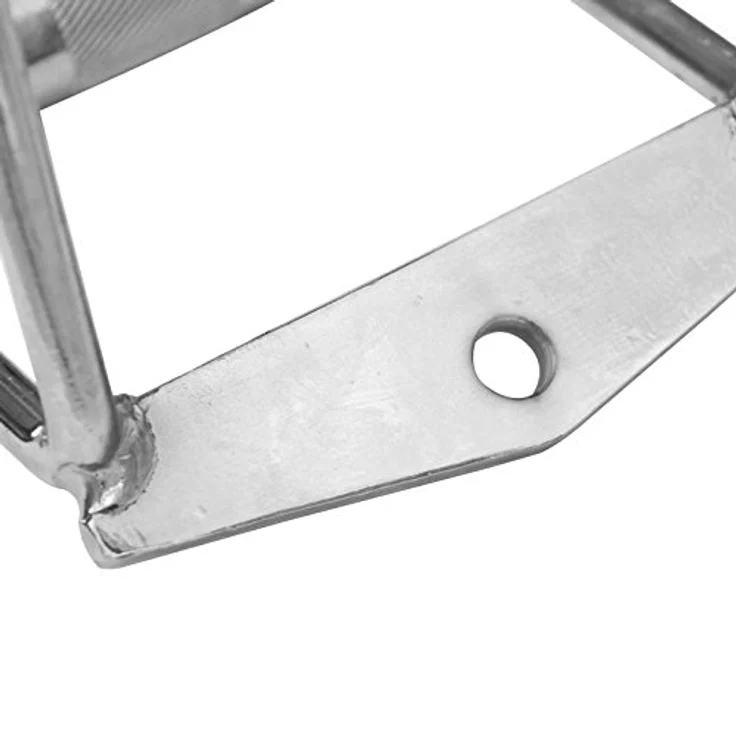 Sporttrend 24® Parallegriff breit in Silber | Rudergriff Hufgriff Rückengriff Trapezgriff Dreiecksgriff Seilzuggriff Kabelzuggriff Griffe für Seilzüge Kabelzüge – Bild 5
