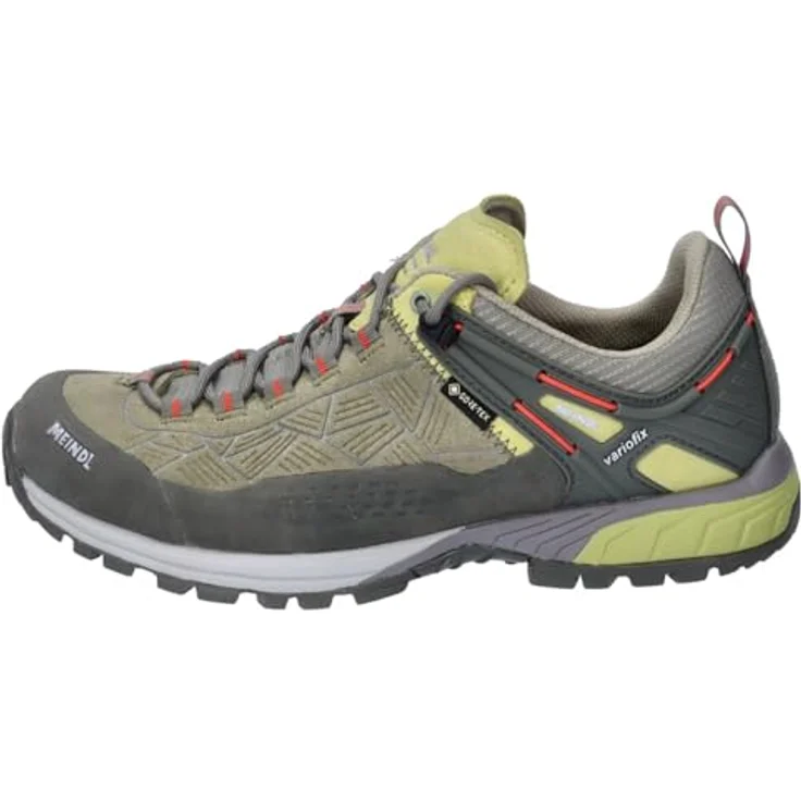 Meindl Top Trail Lady GTX, Damen Outdoorschuh in Grün und Gelb, wasserdicht mit GORE-TEX, herausnehmbares AIR-ACTIVE® Fußbett, griffige Multigrip® G5 Sohle – Bild 2
