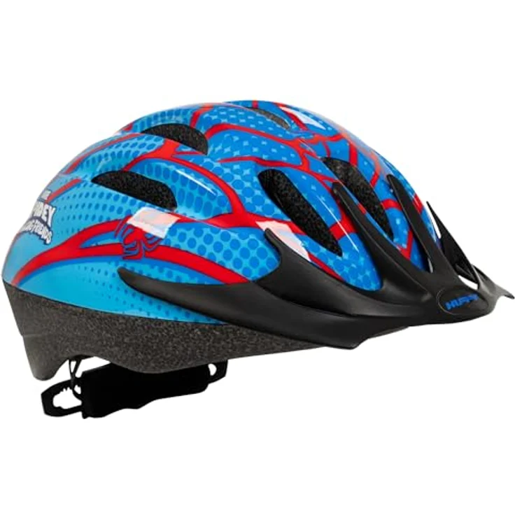 Huffy Marvel Spidey & His Amazing Friends Kinder Fahrradhelm, Blau und Rot, leichtes Design mit verstellbarem Kinnriemen für 3+ Jahre – Bild 5