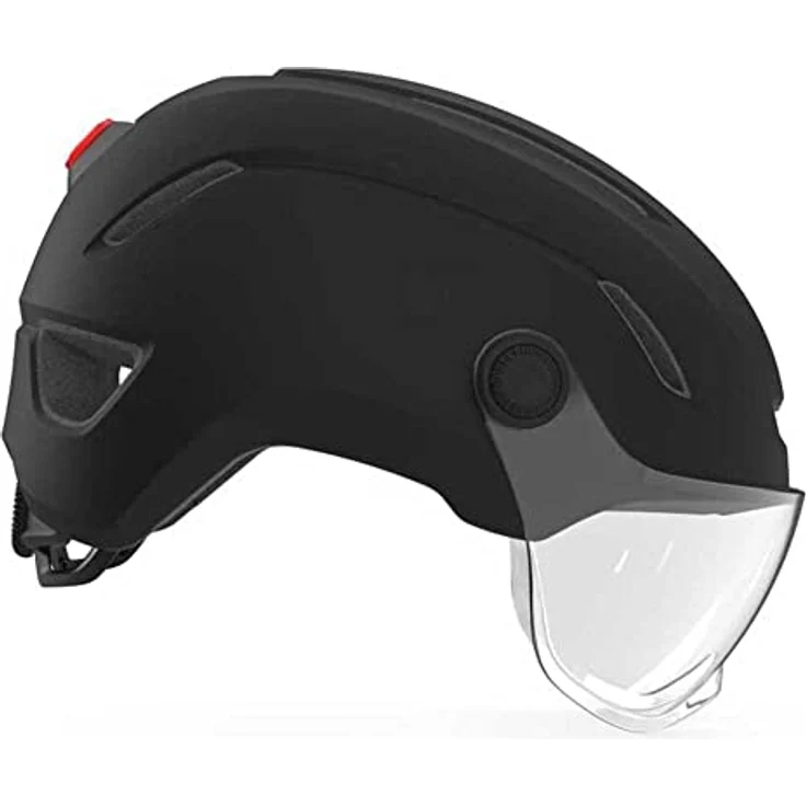 Giro Evoke Mips, Velohelm mit verstellbarem Visier und abnehmbarer LED-Rückbeleuchtung, Größe S (51-55 cm) – Bild 4
