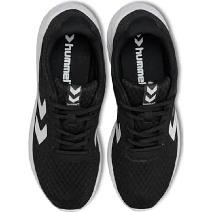 Hummel Legend Breather Sneaker, knöchelhohe Laufschuhe mit Aerotech-Technologie und EVA-Laufsohle, schwarz/weiß, Größe 37 EU – Bild 7