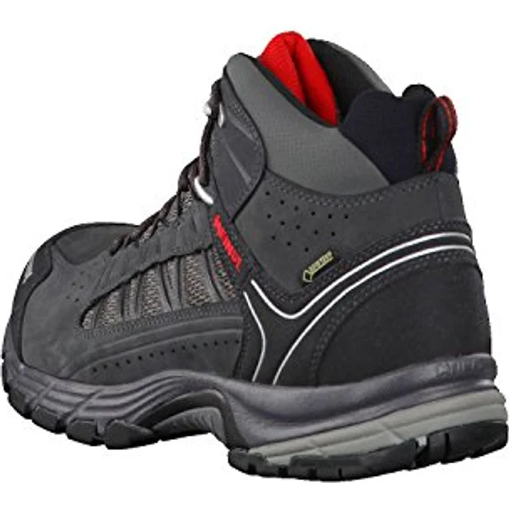 Meindl Journey Mid GTX, Wanderschuhe mit Comfort fit®-Leisten, anthrazit/rot, Größe 42.5 – Bild 5