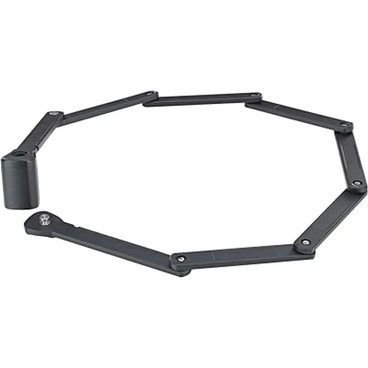 Prophete XXL Faltschloss 120 cm, gehärteter Stahl mit Laser-Cut Technologie, Inkl. Halterung für Fahrrad, E-Bike & E-Scooter, sichere Diebstahlsicherung