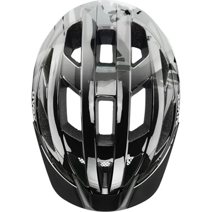 Uvex Air Wing 2, E-Bike Helm in warmem grau-schwarz, größenverstellbar, 50-54 cm mit integrierter Sonnenblende und Fliegengitter – Bild 4