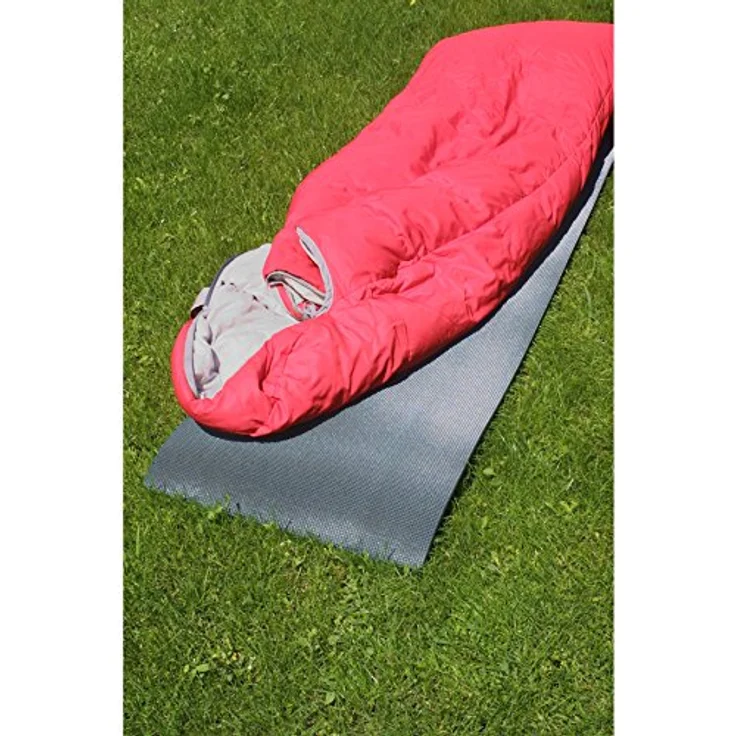 Relags Isomatte 'Everest', grau, Komfortmatte aus PE-Schaumstoff, 200x55x1,2cm, wasserresistent und reißfest – Bild 2