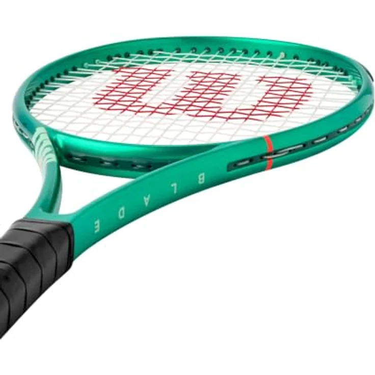 Wilson Blade 101 Team V10 Tennisschläger, Championship Green, optimale Kontrolle, 16x20-Saitenmuster, Griffstärke 2 – Bild 5