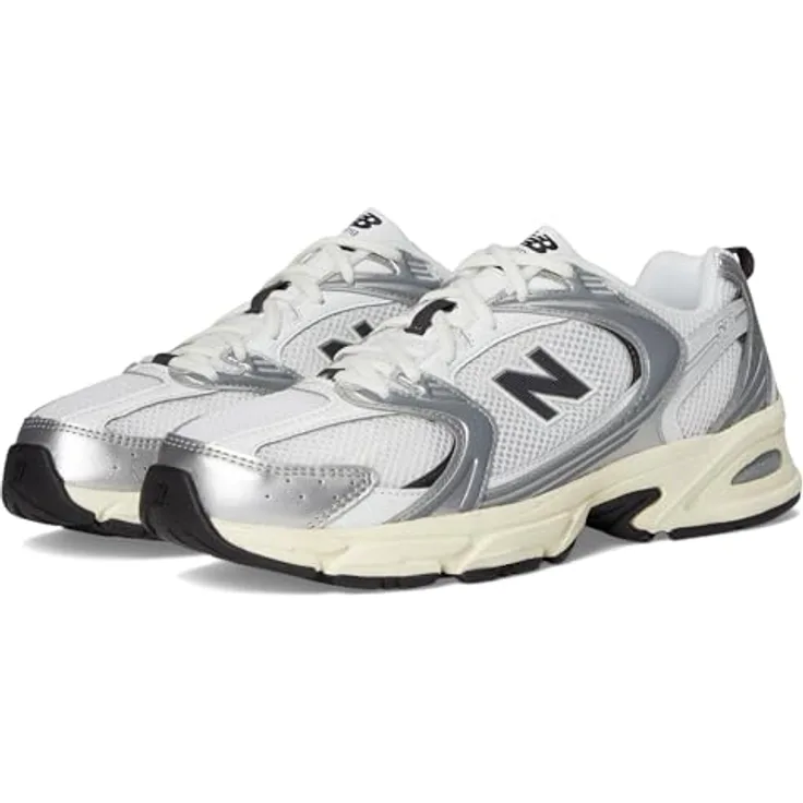 New Balance U530ESA, Laufschuhe mit ABZORB-Zwischensohle, Silber, Größe 40.5