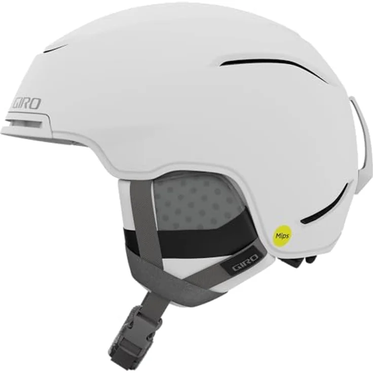 Giro Damen Skihelm Terra MIPS, mat White, In-Mold Construction, abnehmbare Ohrenpads, S/52-55.5 cm – Bild 1