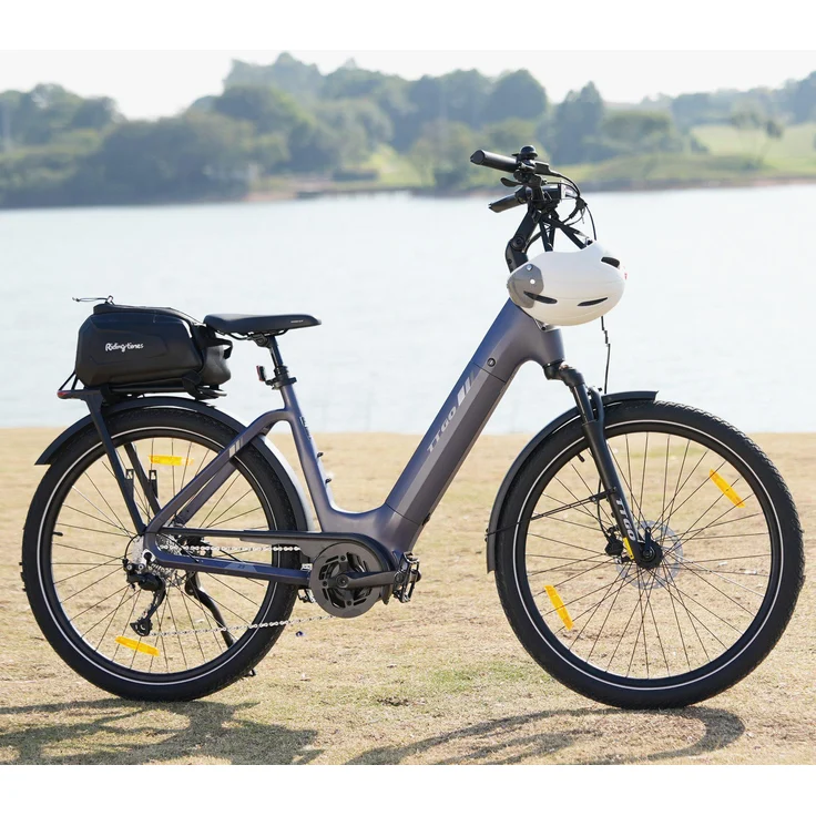 VANKEL E-Bike Cityrad Z5 SUV, 28 Zoll, 36V, 648Wh, 75Nm, 9-Gang SHIMANO, Kettenschaltung, Heckmotor, mit Schutzblechen