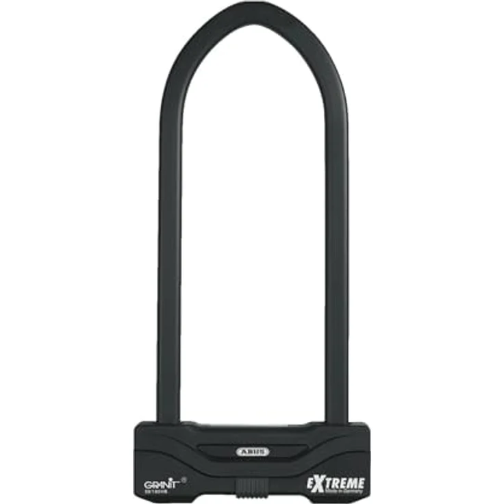 Abus Granit Extreme 59, Veloschloss mit 16 mm starkem Vierkant-Parabolbügel und ABUS XPlus Zylinder, 31 cm – Bild 1