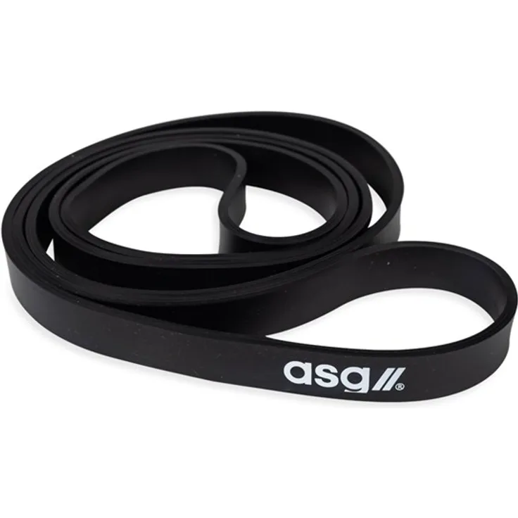 ASG Elastic, Træningselastik Medium für Fitness, schwarz